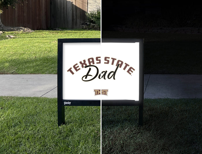 Texas State Dad Yardsy Sign yard sign