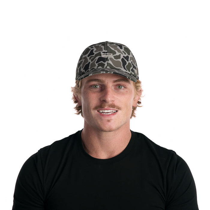 The model-image view of the melin Performance Dad Hat The Legend Hydro  in Duck Camo