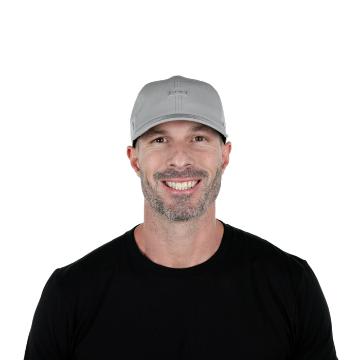The model-image of the Melin Legend Hydro hat in Heather Grey