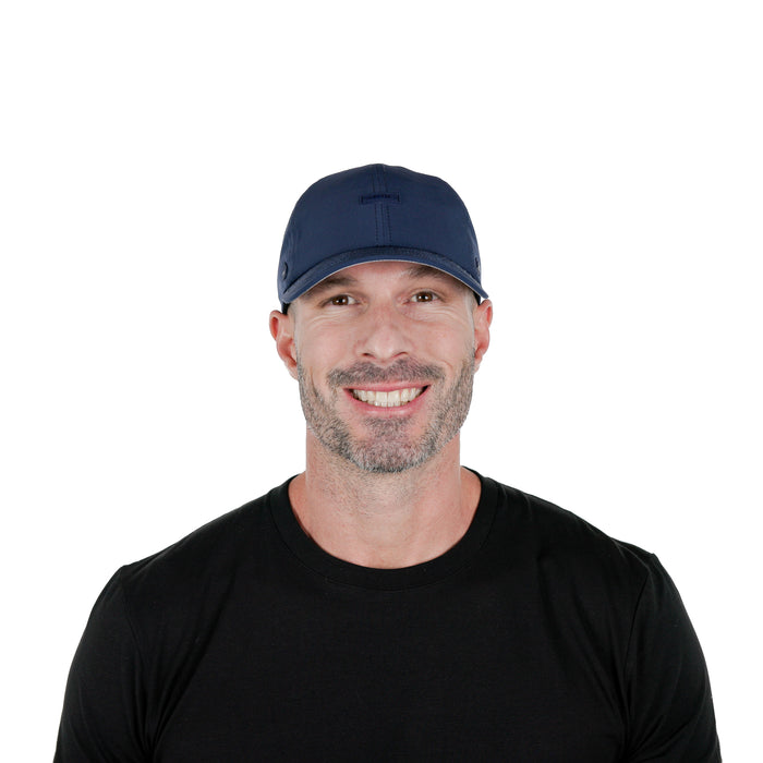 The model-image of the Melin Legend Hydro hat in Navy