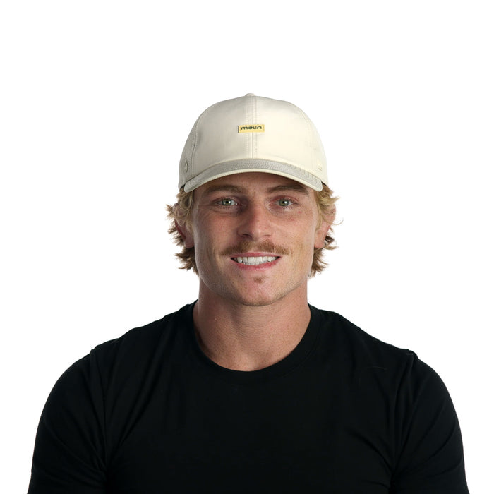 The model-image view of the melin Performance Dad Hat The Legend Hydro  in Sandshell