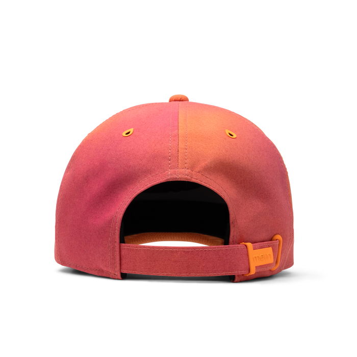 The back view of the melin The Legend Hydro  Performance Dad Hat in Sunset Aura