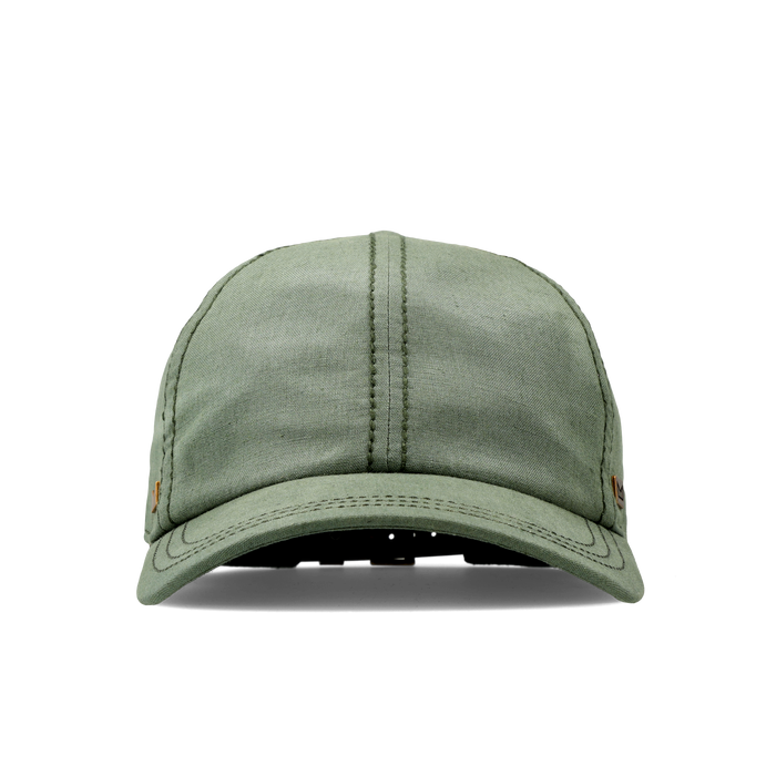 The frontal view of the melin The Legend Mill Little Havana Performance Dad Hat in mojito mint