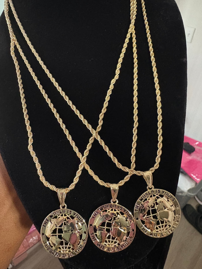 The World Is Yours Necklace