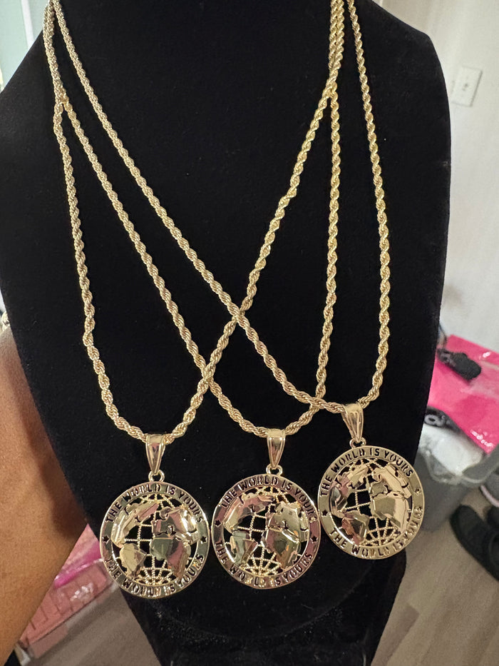 The World Is Yours Necklace