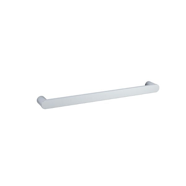 Thermogroup 12V Flat Pill Single Bar Horizontal 632mm Heated Towel Rail Polished Stainless Steel - The Blue Space