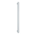 Thermogroup 12V Flat Pill Single Bar Round Vertical Narrow Heated Towel Rail Polished Stainless