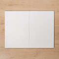 Thredbo Gloss White Cushioned Edge 300x450mm Double - The Blue Space