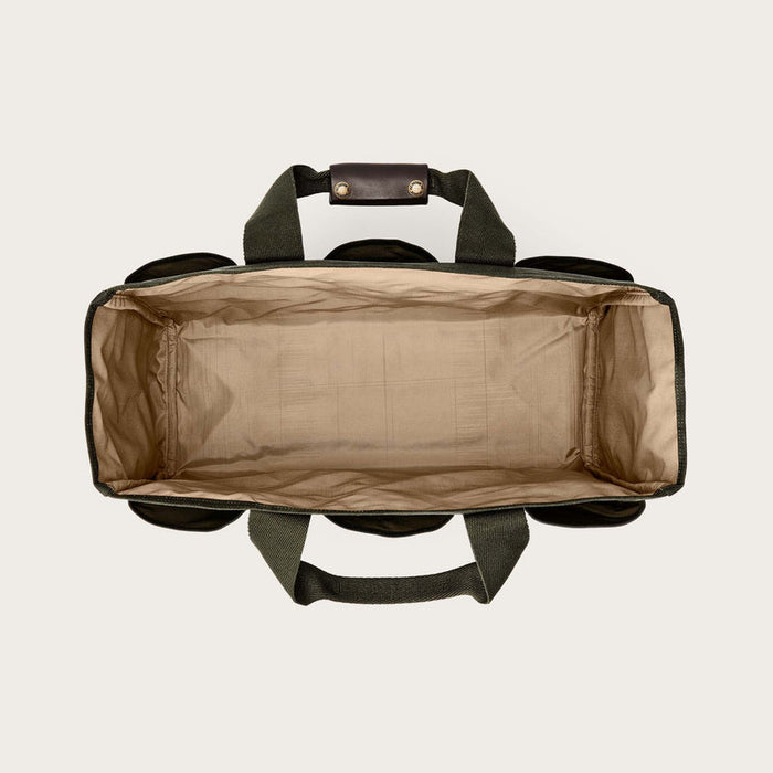 TIN CLOTH OPEN SUPPLY TOTE - OTTER GREEN