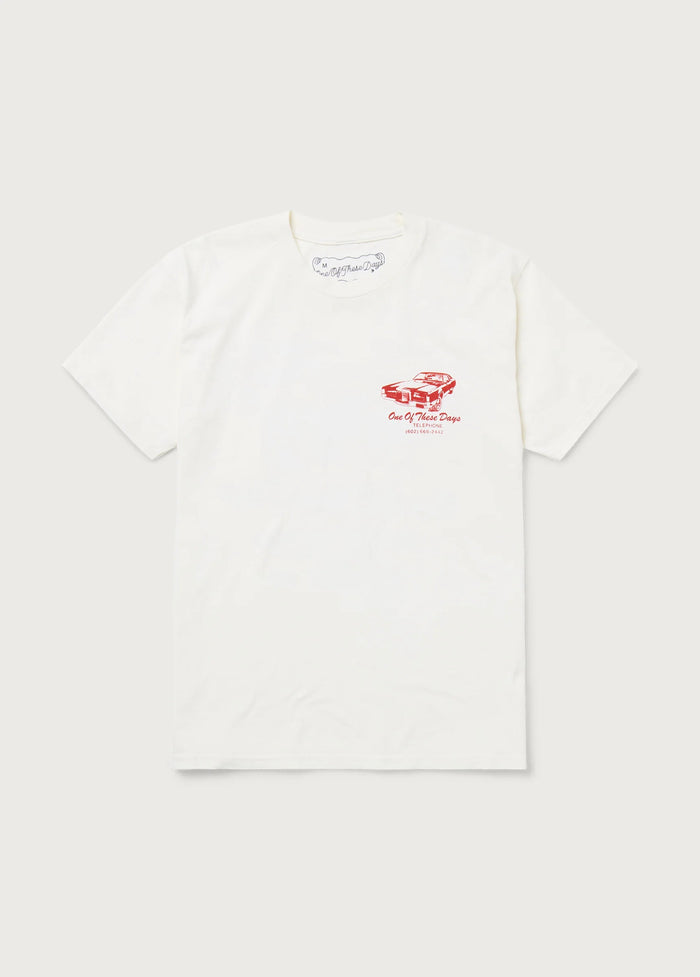TIRE SERVICE TSHIRT - BONE