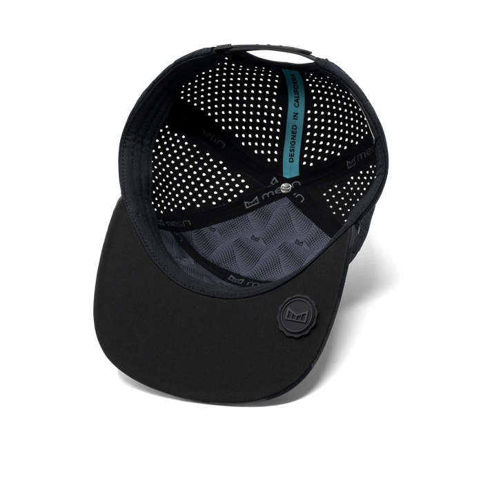 The inside view of the melin Trenches Hydrolite  Horizon Fit in  Black Camo