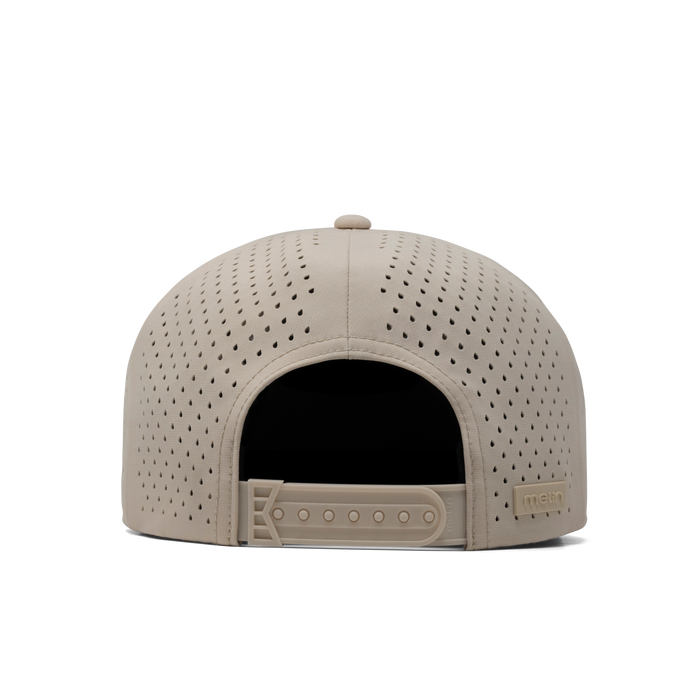 The back view of the melin Trenches Hydrolite  Horizon Fit in  Bone