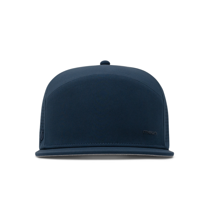 The front view of the melin Trenches Hydrolite  Horizon Fit in  Navy