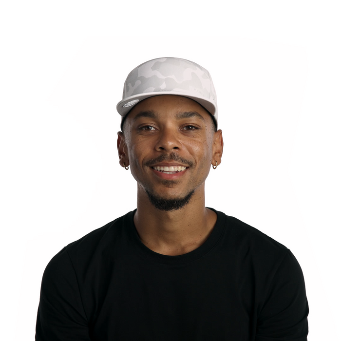 The model-image of melin's Trenches Hydrolite snapback hat in Snow Camo