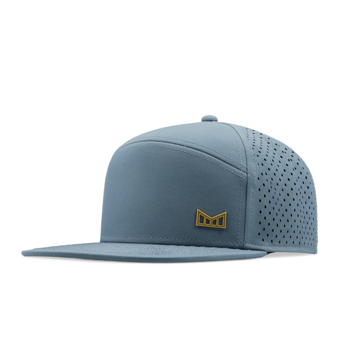 melin Trenches Icon Hydro Blue Stone Gum snapback hat