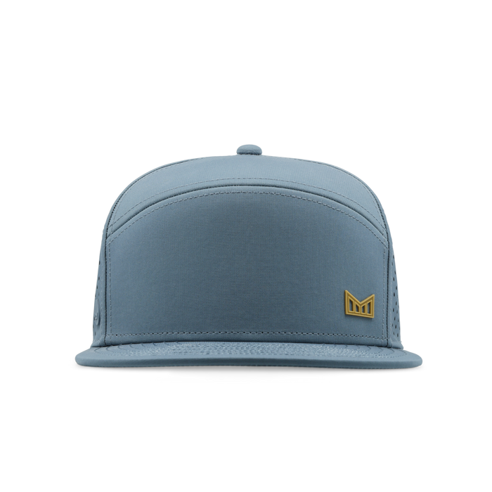 melin Trenches Icon Hydro Blue Stone Gum snapback hat