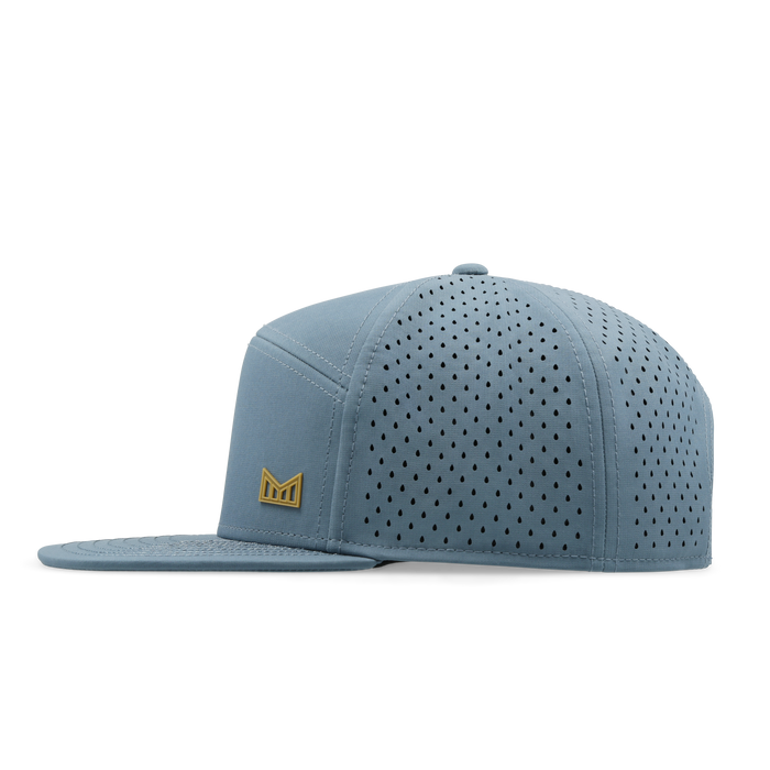 melin Trenches Icon Hydro Blue Stone Gum snapback hat