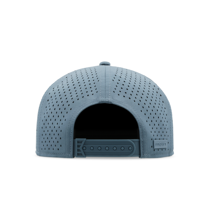 melin Trenches Icon Hydro Blue Stone Gum snapback hat