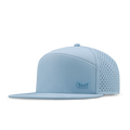 The front, angled view of the melin Trenches Icon Hydro  Horizon Fit in  Cashmere Blue