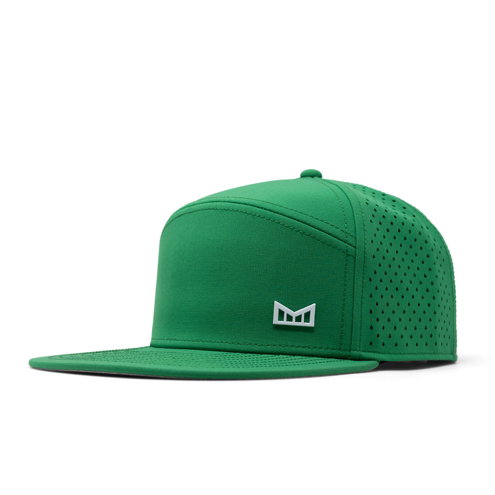 The angled view of melin's Trenches Icon Hydro - Kelly Green