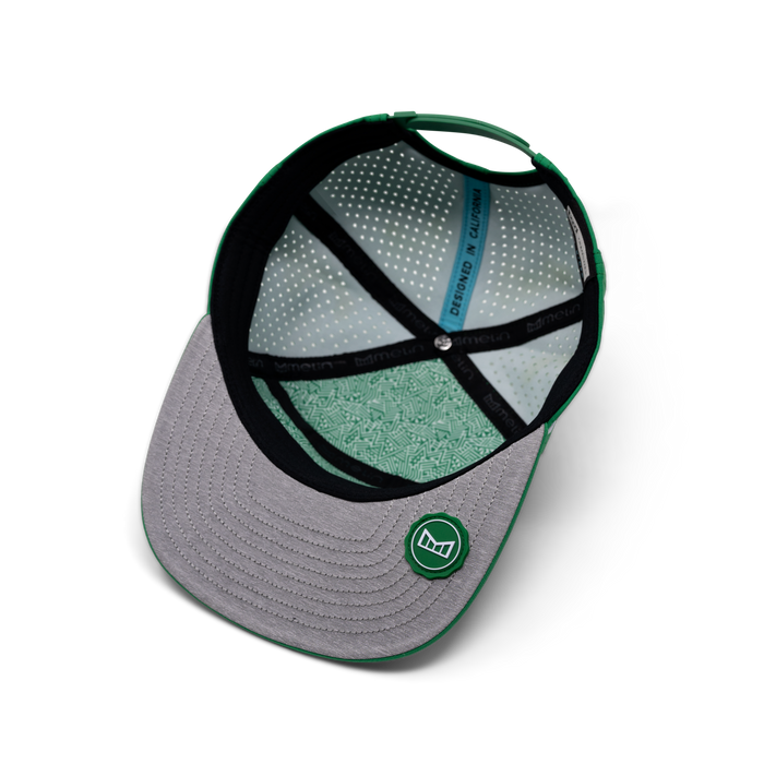 The inside view of melin's Trenches Icon Hydro - Kelly Green