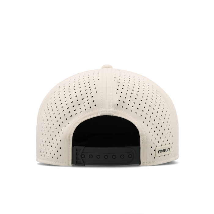 The back view of the melin Trenches Icon Hydro Horizon Fit in Moonbeam / Pirate Black