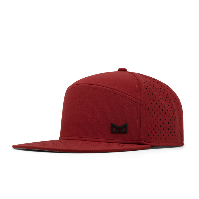 The front, angled view of the melin Trenches Icon Hydro  Horizon Fit in  Red