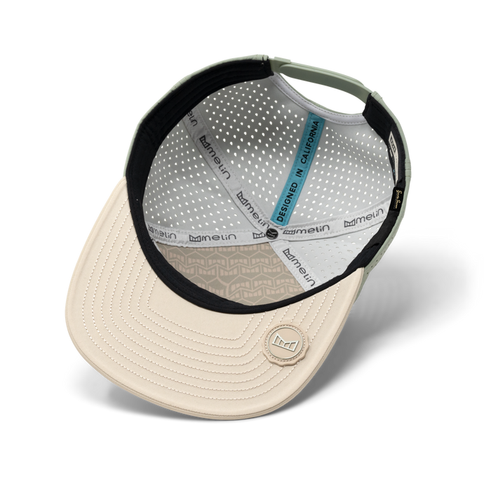 The inside view of the melin Trenches Icon Hydro Horizon Fit in Sandshell