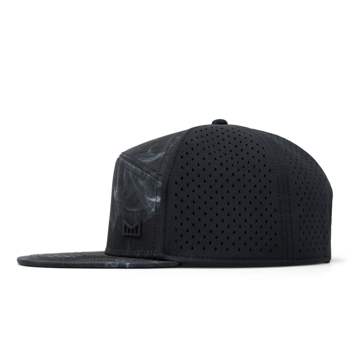 The inside view of the melin Trenches Icon Hydro  Horizon Fit in  Smoke