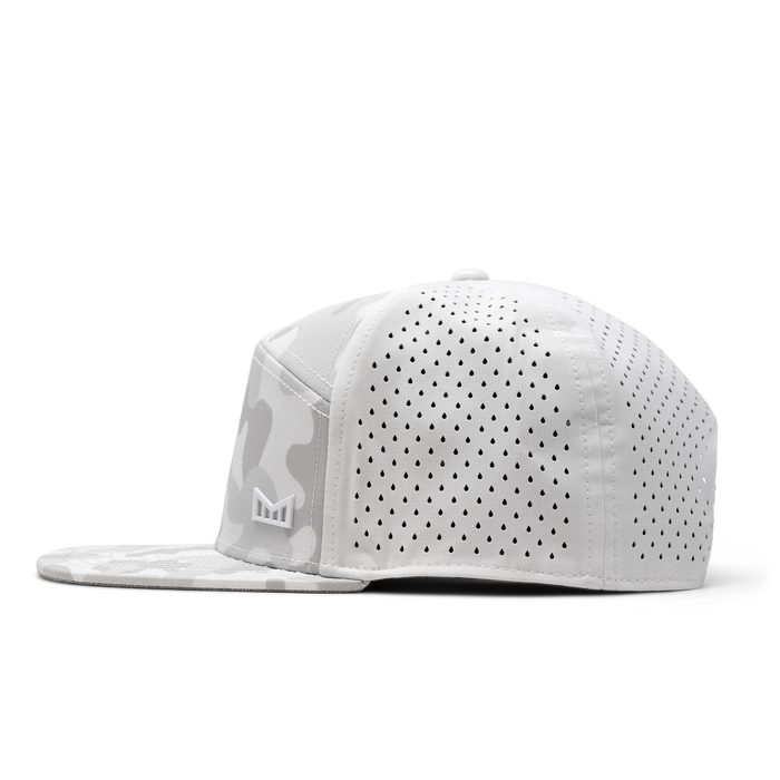 The side view of melin's Trenches Icon Hydro - Snow Camo