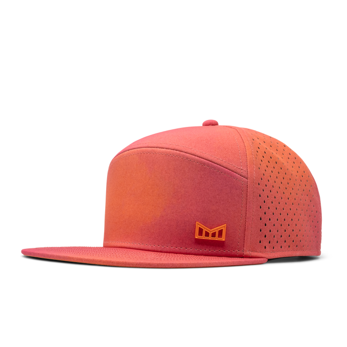The front, angled view of the melin Trenches Icon Hydro  Horizon Fit in Sunset Aura