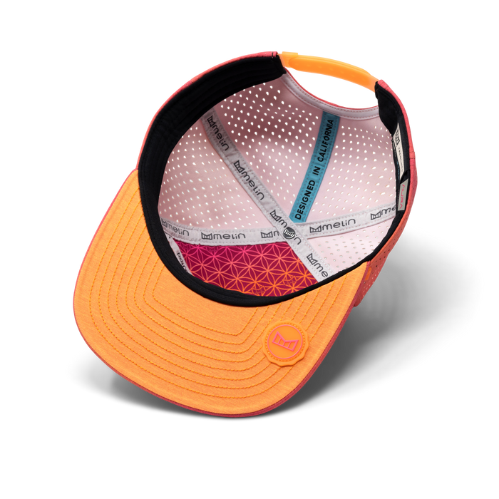The inside view of the melin Trenches Icon Hydro  Horizon Fit in Sunset Aura