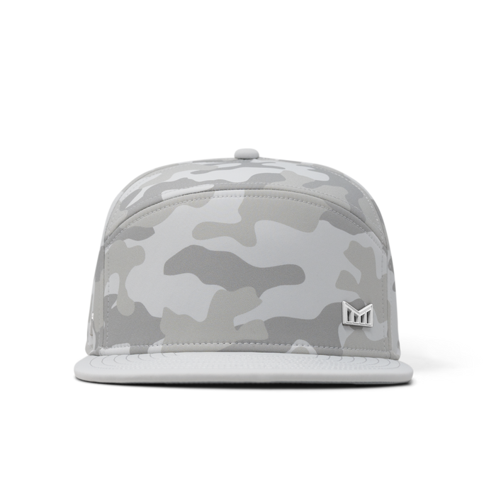 The front view of the melin Trenches Icon Infinite Thermal  Horizon Fit in Snow Camo