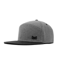 The front, angled view of the melin Trenches Icon Scout Thermal  Horizon Fit in Heather Grey / Black
