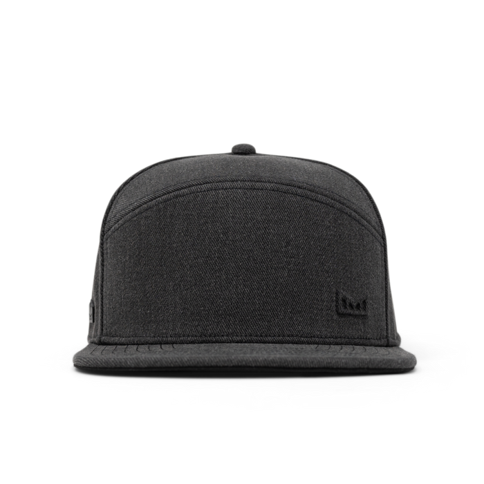 The front view of the melin Trenches Icon Thermal  Horizon Fit in Black Denim