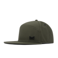 The front, angled view of the melin Trenches Icon Thermal  Horizon Fit in Military