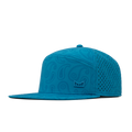 The front, angled view of the melin Horizon Fit Trenches Links Hydro  in  Electric Blue