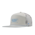 The front, angled view of the melin Trenches Links Hydro  Horizon Fit in  Sky / Light Grey