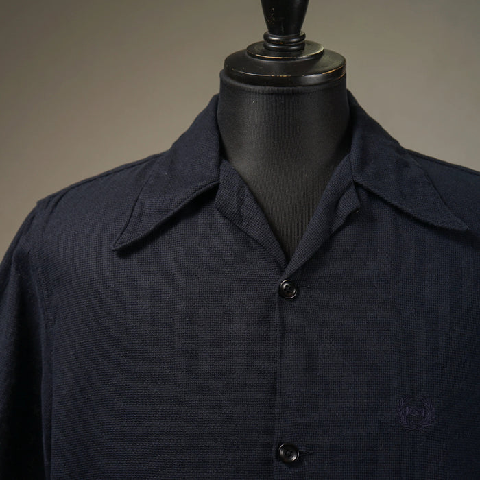 TROPICAL - S/S BACK PANEL SHIRTS - NAVY
