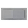 Turner Hastings Rectangle Brushed Nickel Flush Button