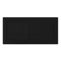 Turner Hastings Rectangle Matte Black Flush Button