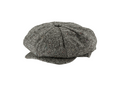 TWEED NEWSBOY CAP - GREY