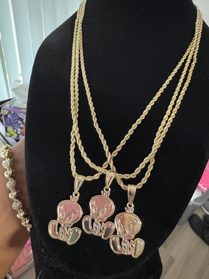 Tweety Charm Necklace