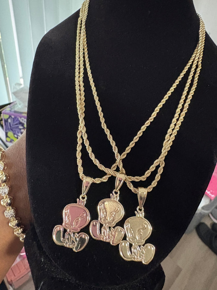 Tweety Charm Necklace