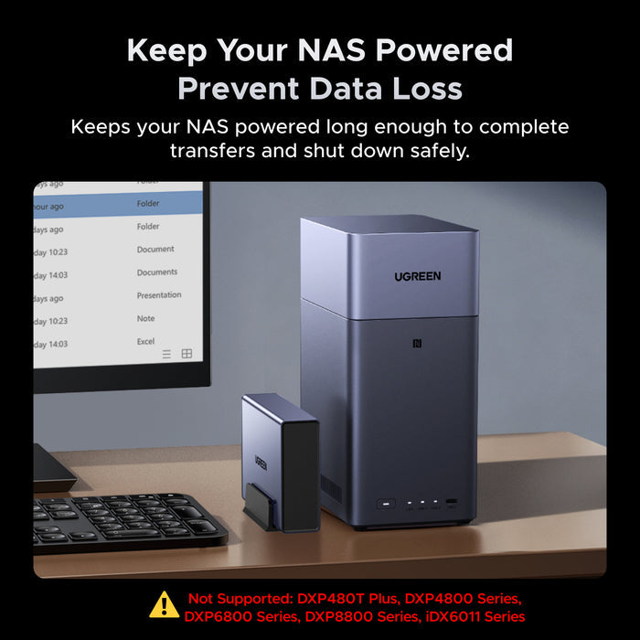 UGREEN NAS UPS US2000 72W DC Battery Backup and Surge Protector