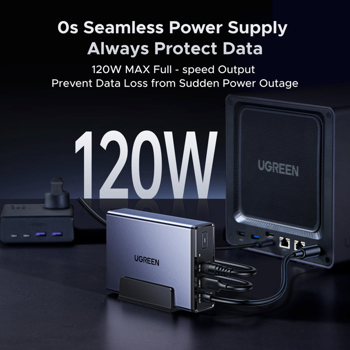 120W NAS UPS delivering stable power output for uninterrupted NAS operation and data protection