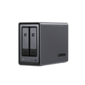 UGREEN NASync DXP2800 2-bay NAS front angled view.