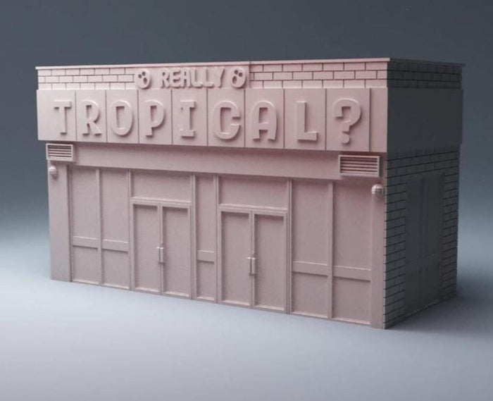 Urban Really Tropical Hot Dogs – Modern City Building for MCP – Corvus Games Terrain