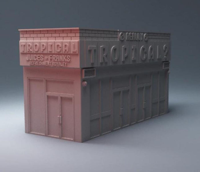 Urban Really Tropical Hot Dogs – Modern City Building for MCP – Corvus Games Terrain