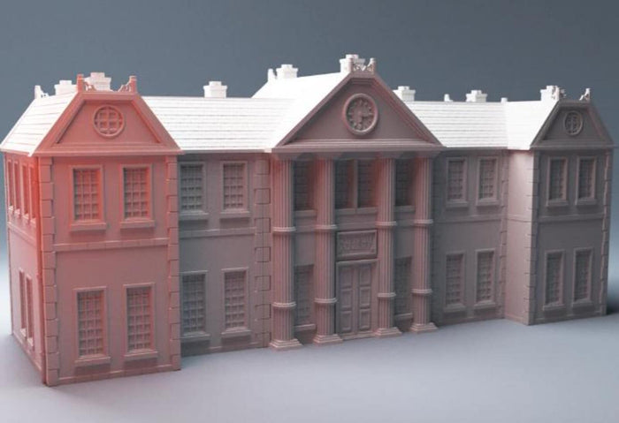 Urban School Stewart Academy – Modern City Building for MCP, Fallout, TWD – Corvus Games Terrain